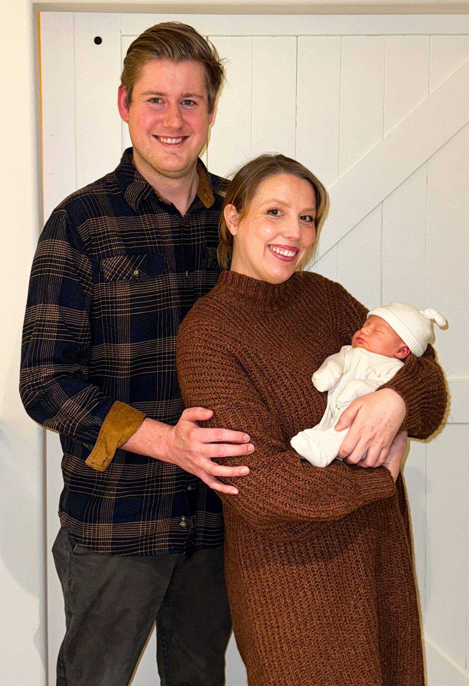 Jeremy and Elizabeth Jost welcomed baby girl Julia on Jan. 3. (Photo provided)