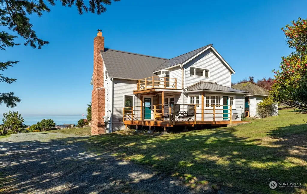 The new owner of the historic Samuel Libbey farmhouse changed windows and added a metal roof and a new deck without obtaining permits.