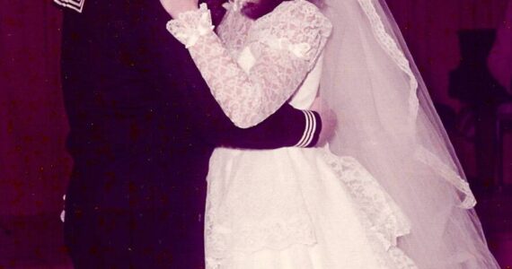 Photo provided
JoAnn Hellmann with husband John on their wedding day in 1974.