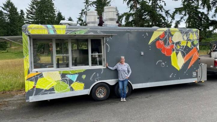Geri Downey with Geri’s Snack Shack, a Bayview food truck that was affected by a fire this week. (Photo provided by GoFundMe)