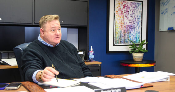 Oak Harbor Mayor Ronnie Wright will soon reach his 100th day in office. (Photo by Luisa Loi)