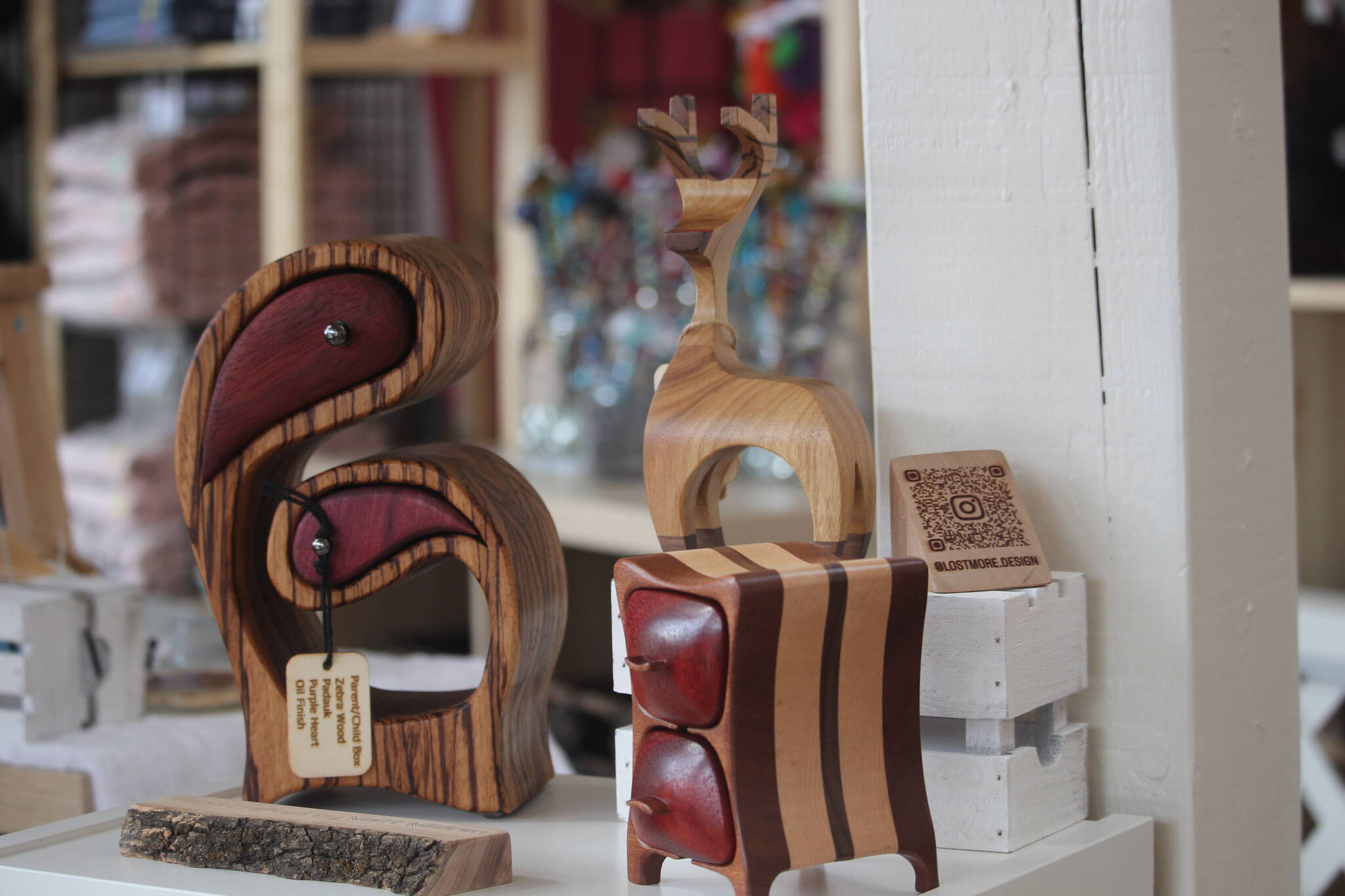 (Photo by Marina Blatt) Smooth woodwork is on display.