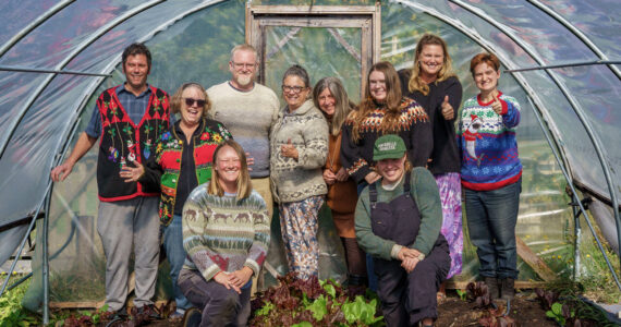 Photo by David Welton
Good Cheer volunteers and staff members wear their favorite sweaters.