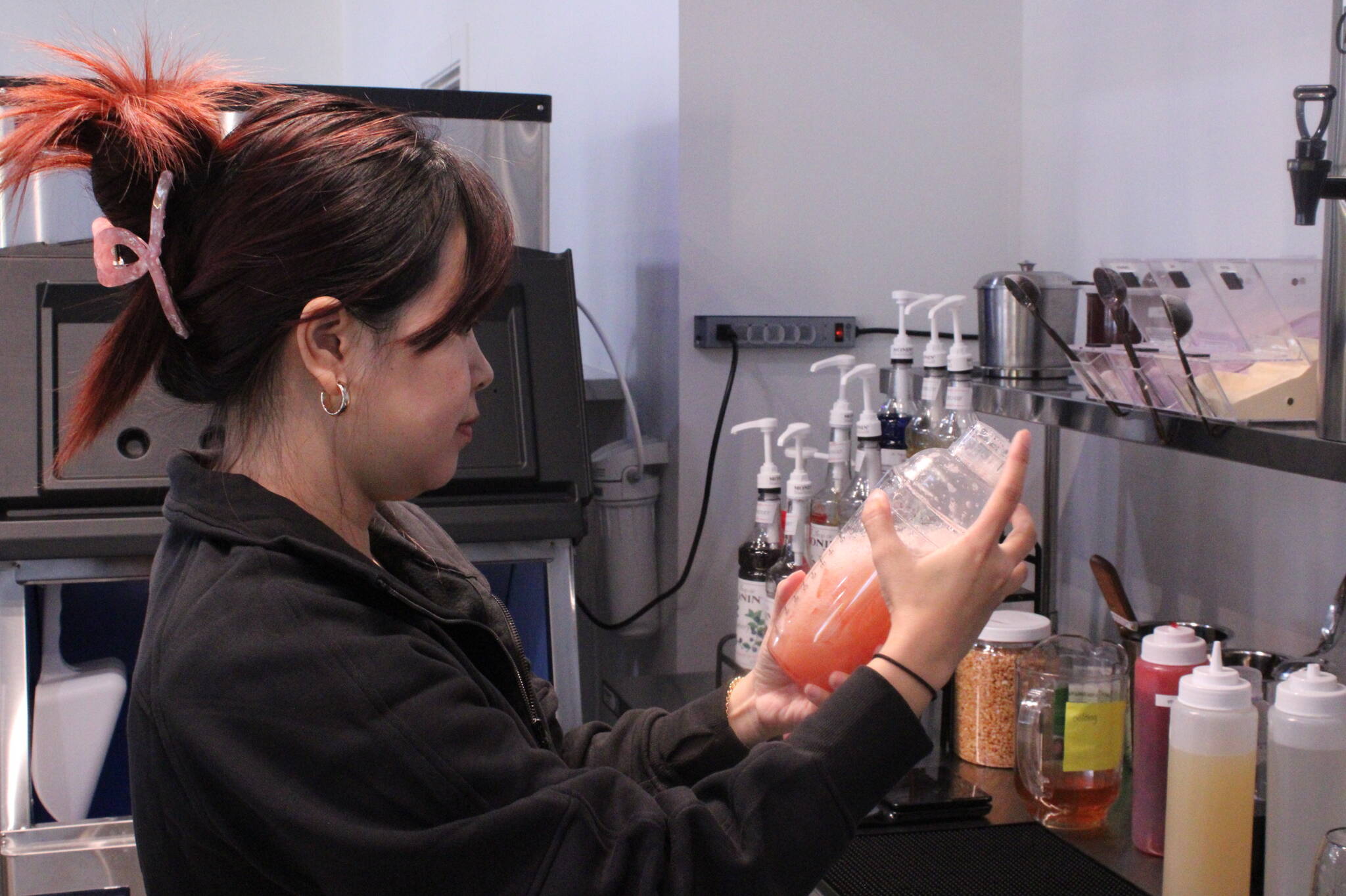 Photo by Allyson Ballard
Trinh Musni attended culinary school in Vietnam months prior to the restaurants opening, and serves as the manager and cook.