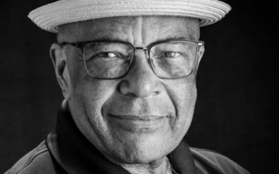 David Hundley in his Greenbank studio. Photo by Clinton artist Louie Rochon, who was sitting for his own portrait. “He grabbed my camera and snapped this,” says Hundley.