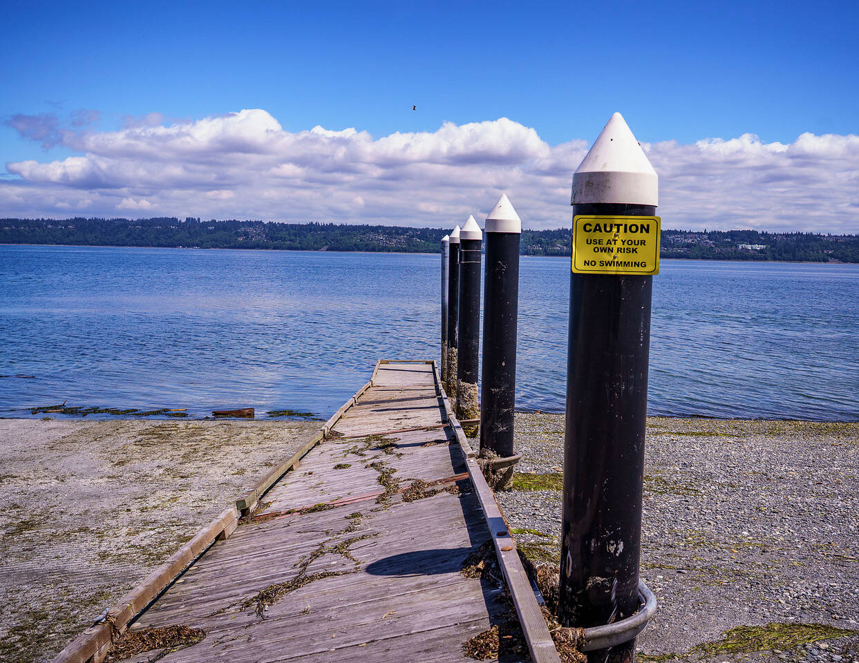 (Photo by David Welton) Planning and engineering for a redesigned boat ramp at Possession Beach Waterfront Park is currently underway.