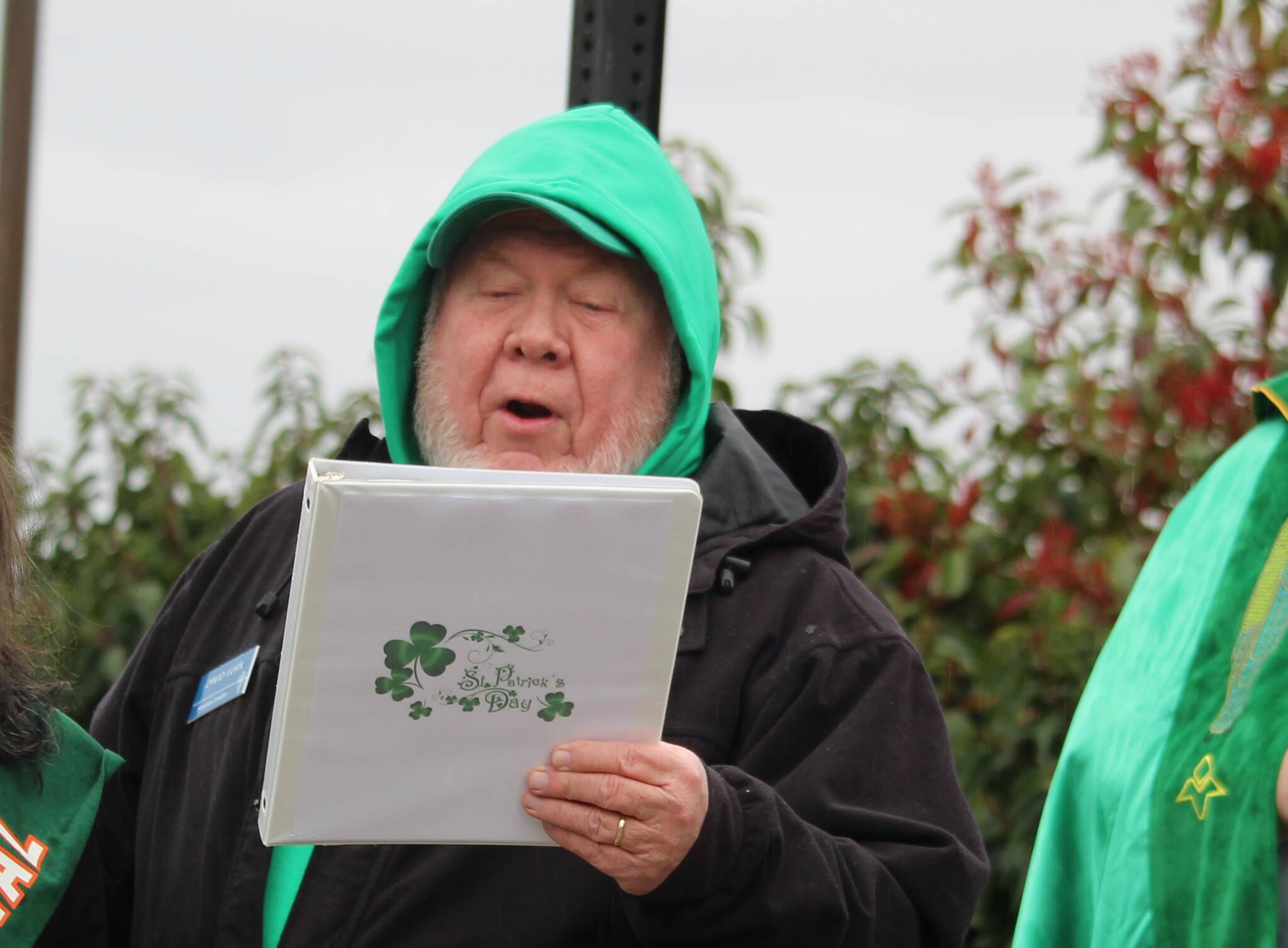 David Lura officiated the St. Patricks Day parade in 2022.