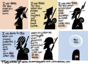 Today's cartoon is by David Fitzsimmons of The Arizona Star.