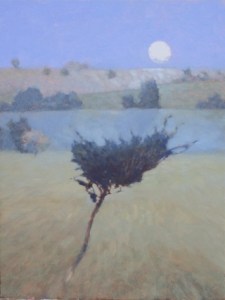 This oil on copper plate painting by Kent Lovelace entitled 'Quies-etis' is a sample of what the Whidbey Open Studio Tour has to offer.