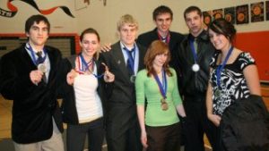 Seven South Whidbey High School business and marketing students