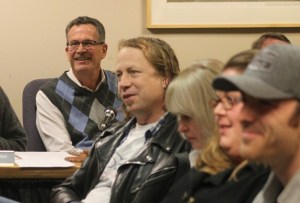 Mayor Tim Callison prepares to call the Langley City Council meeting to order Monday