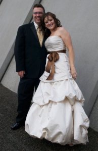 Betsy Robertson has joined hands in marriage with Darryl Miller.