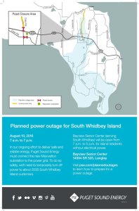 Puget Sound Energy will be temporarily turning off power to roughly 2