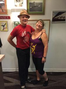 Francis Roach (left)