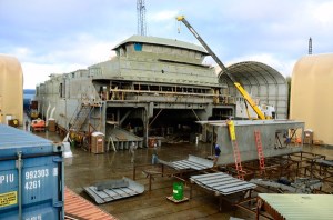 Freeland’s Nichols Brothers Boat Builders will spend the next year building the superstructure of the Chimacum