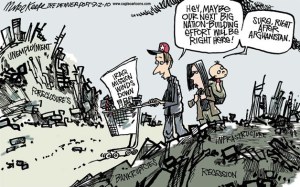 Today's cartoon is by Mike Keefe of The Denver Post.