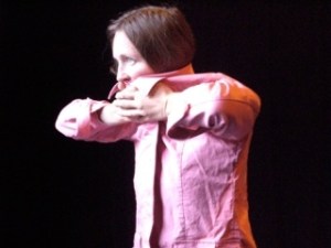 A.K. 'Mimi' Allin is a performance poet who will create an installation at Brave New Words poetry festival at Greenbank Farm Saturday