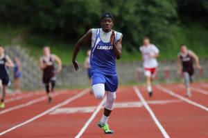 Langley Middle School seventh-grader Carl Henry Chapman won the 200 and 400-meter races at the Cascade League Championships May 31 and June 2.