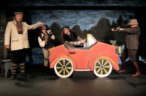 Cast members of Whidbey Children's Theater's Stories on Stage troupe rehearse a musical adaptation of 'The Wind in the Willows' opening Sept. 18 in Langley.