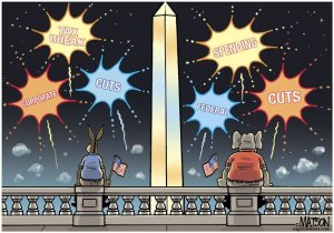 Today's cartoon is by RJ Matson