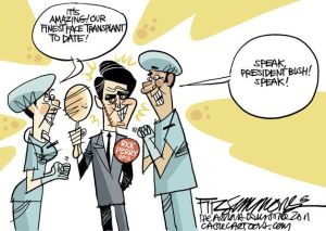 Today's cartoon is by David Fitzsimmons