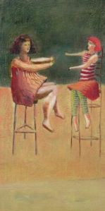 The work of Michel Tsouris will be shown this month at Karlson/Gray Gallery. Shown here is “Sisters 1.”