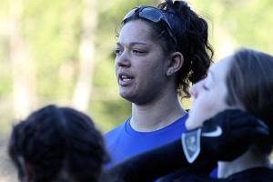 South Whidbey head softball coach Alexandra Walter is in her first year leading the Falcon program. Originally from San Diego