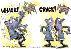Taking a swing at hacking immigration reform may split the GOP.