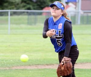 Taylor Wimberly pitches against North Whidbey on June 26.