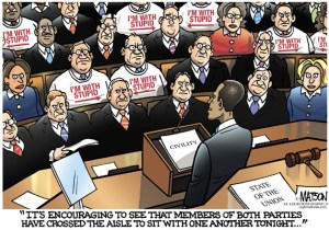 Today's cartoon is by RJ Matson