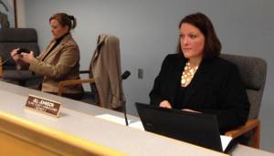 Island County Commissioner Jill Johnson questioned Nuñez over tax statements issued to residents.