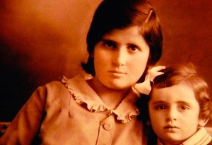 Noémi Ban is shown at age 16 with her younger sister Erzsébet. Ban will be speaking about her experience in concentration camps during World War II to students at South Whidbey High School this Friday.