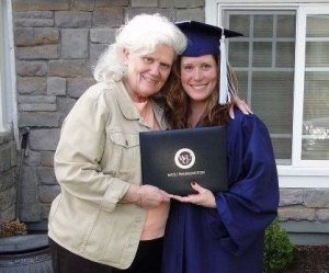 Jerri Sanchez and her mom