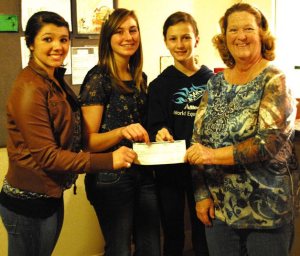 Knightriders 4-H club president Cara Mathews
