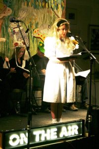 Julia Beumer reads Alice at the Postcards from Whidbey Island series