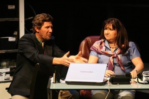 Eric Mulholland plays Steve and Suzanne Kelman plays Becky in the upcoming Whidbey Island Center for the Arts production of “Becky’s New Car