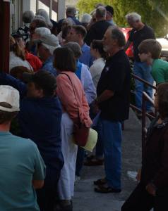 The Coupeville Recreation Hall couldn’t handle the crowd Wednesday