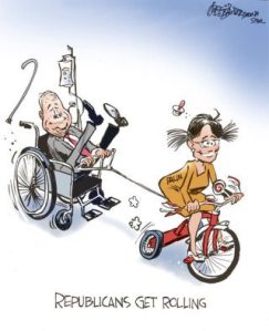 Today's cartoon is by Patrick Corrigan of The Toronto Star.