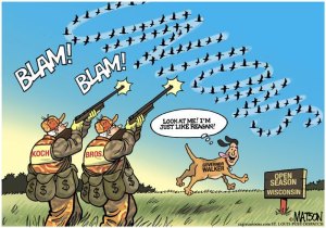 Today's cartoon is by RJ Matson