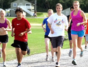 South Whidbey cross country runners Bonnie Klamm