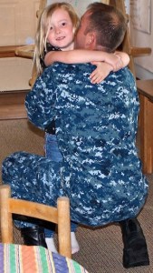 Welcome home, Dad!
