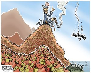 Today's cartoon is by John Cole of The Scranton Times-Tribune.