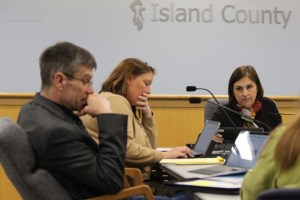 Island County commissioners Rick Hannold