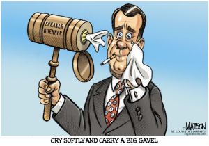 Today's cartoon is by RJ Matson