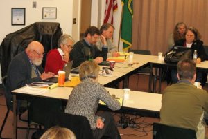 South Whidbey School Board members Fred O'Neal