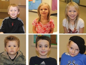 These first-grade students at South Whidbey Elementary School opened up to The Record about their Christmas traditions and wishes. Clockwise