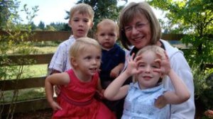 Hometown Hero Norma Smith is joined by her grandchildren William Van de Mark