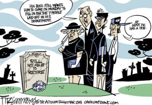 Today's cartoon is by David Fitzsimmons