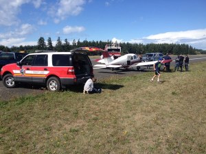 A private plane from San Juan Island made an emergency landing this past Wednesday at OLF due to an engine problem. The aircraft lost oil pressure.