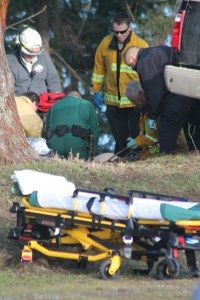 Emergency responders from Whidbey General EMS